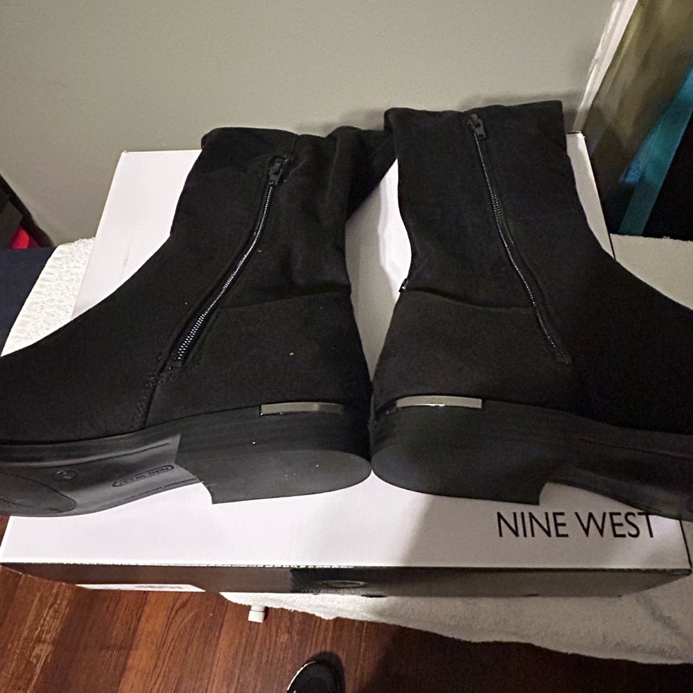 Ninewest tall suede boot